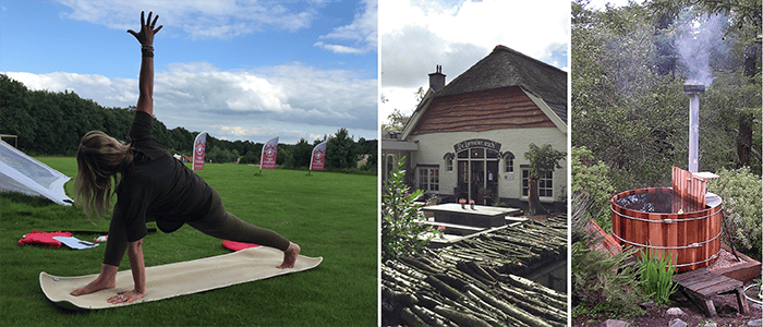 Yoga in de vrije natuur Nederland