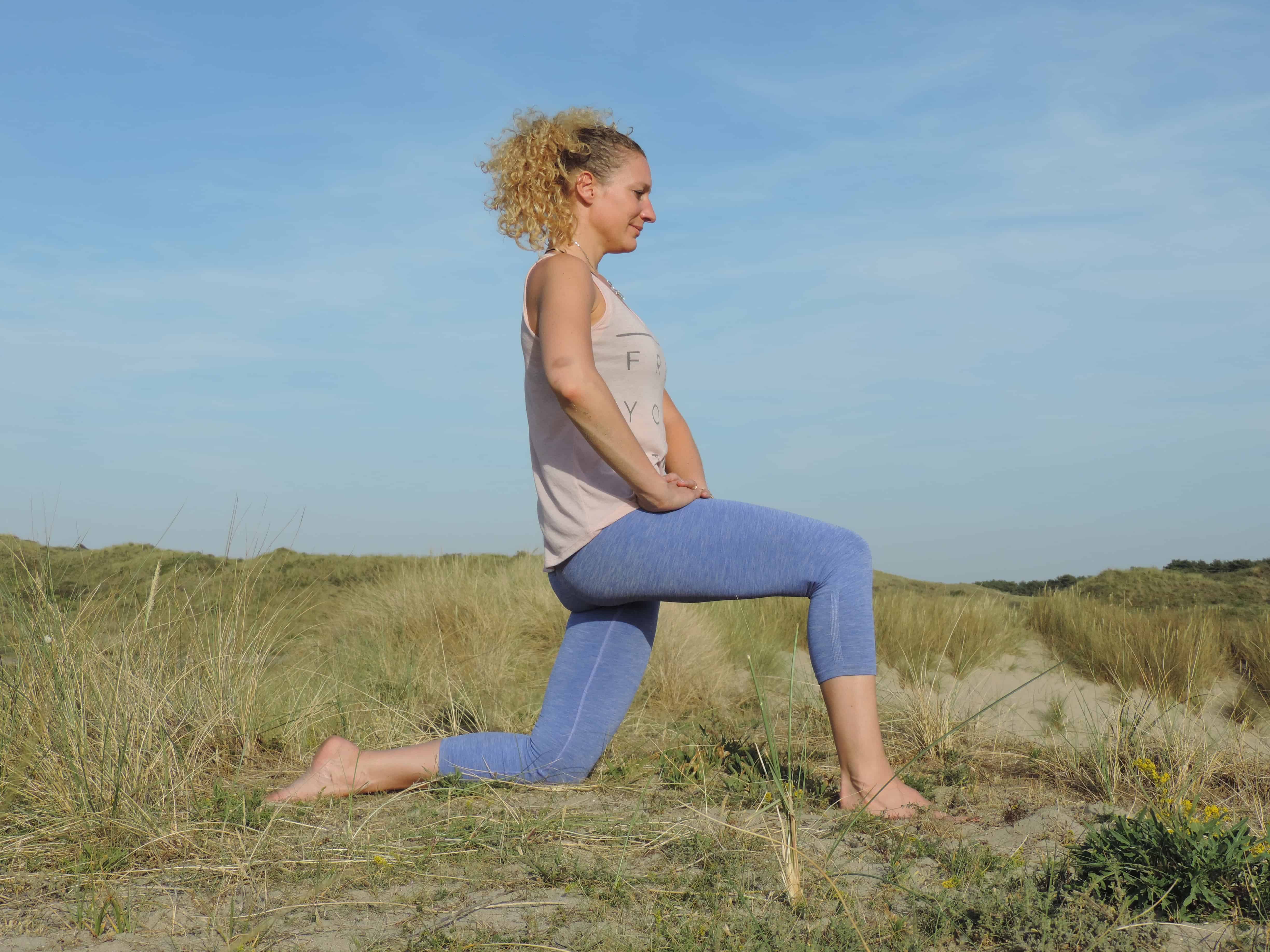 Variaties op Anjaneyasana (Diepe hardlopershouding)