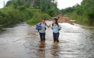 Op weg van Sintang naar Tembak