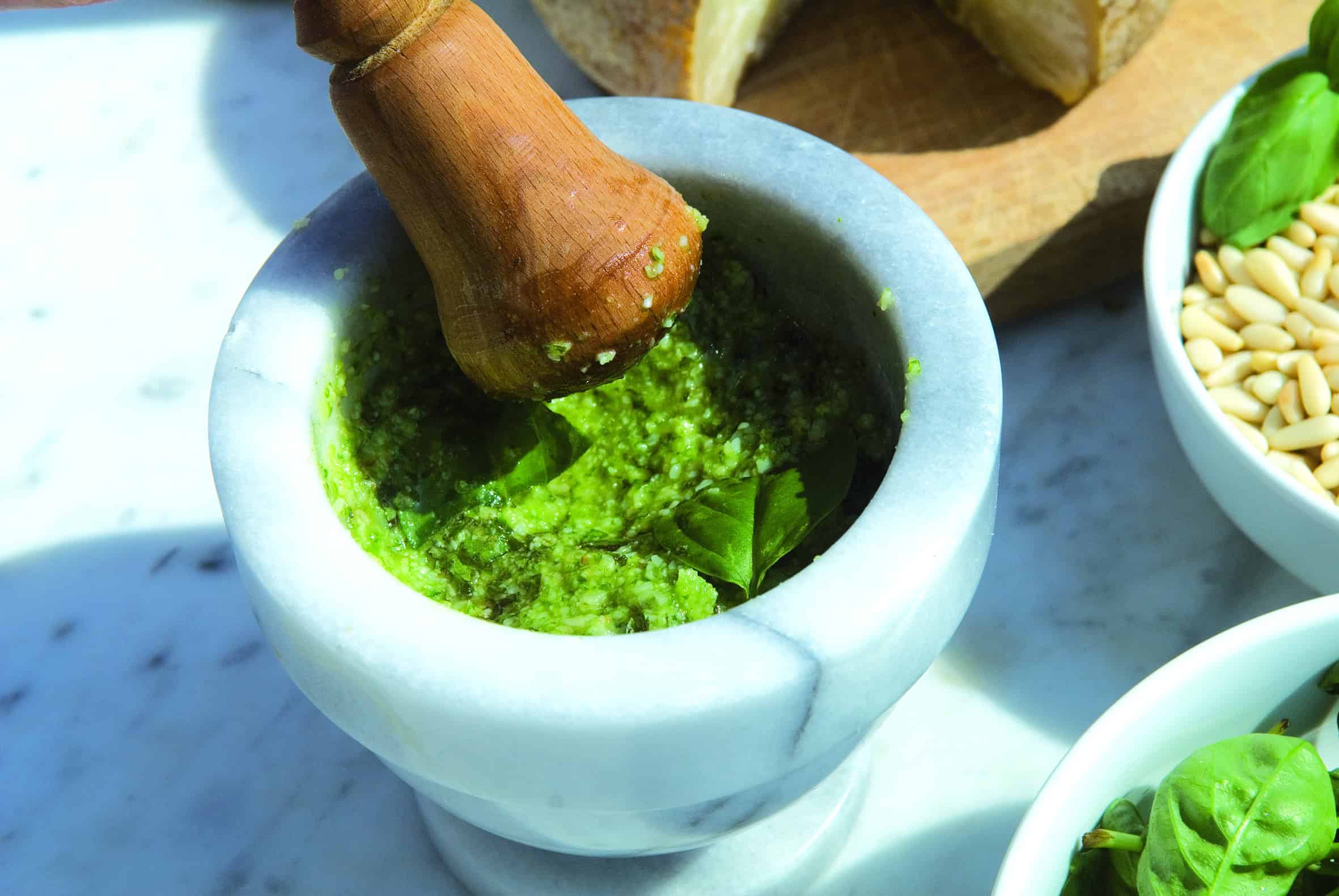 Pesto naar recept van La Vialla