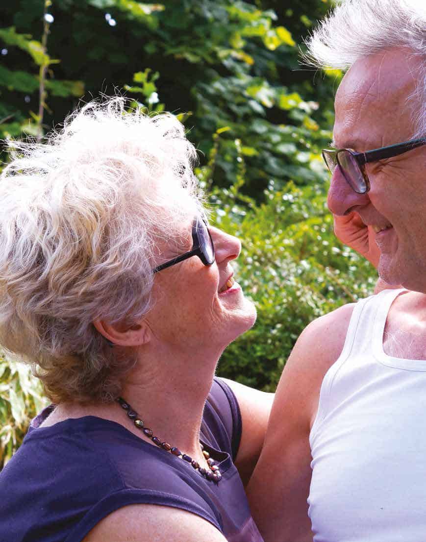 Wilna met echtgenoot Wim