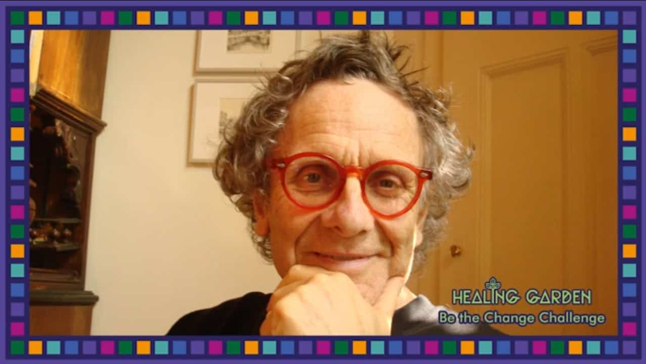 Willem de Ridder voor Be The Change Challenge. © Healing Garden Festival 