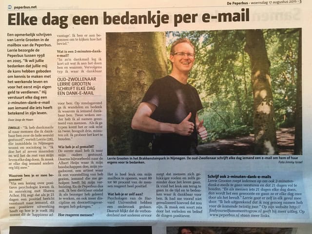 goede daden dankbaarheid 