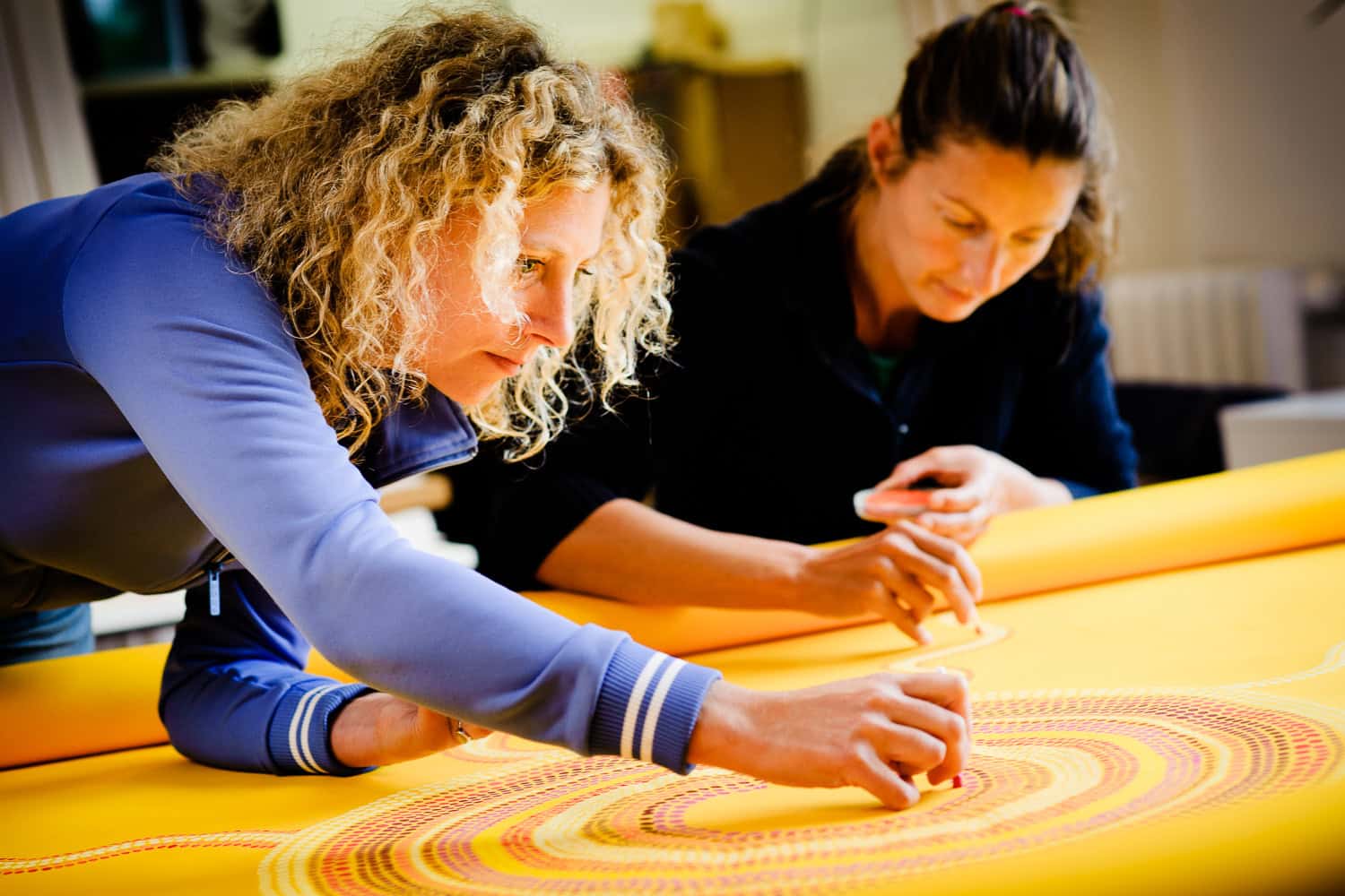 Iepke Seebregts en Saskia Hoek van Gekleurd Naakt