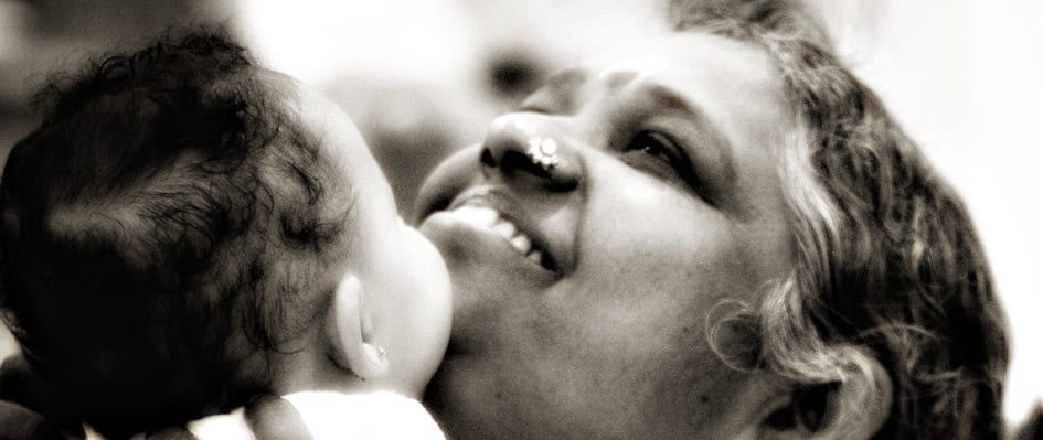 Amma omhelst een kind