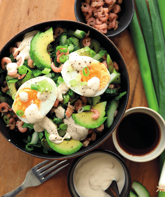 yoga eten salade makkelijk gezond kookboek
