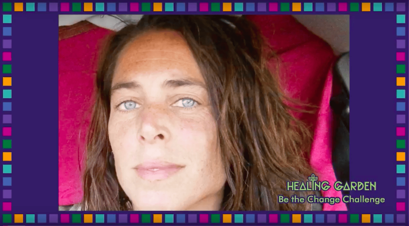 Sanna Holdert.  bron: Be The Change Challenge van het Healing Garden Festival
