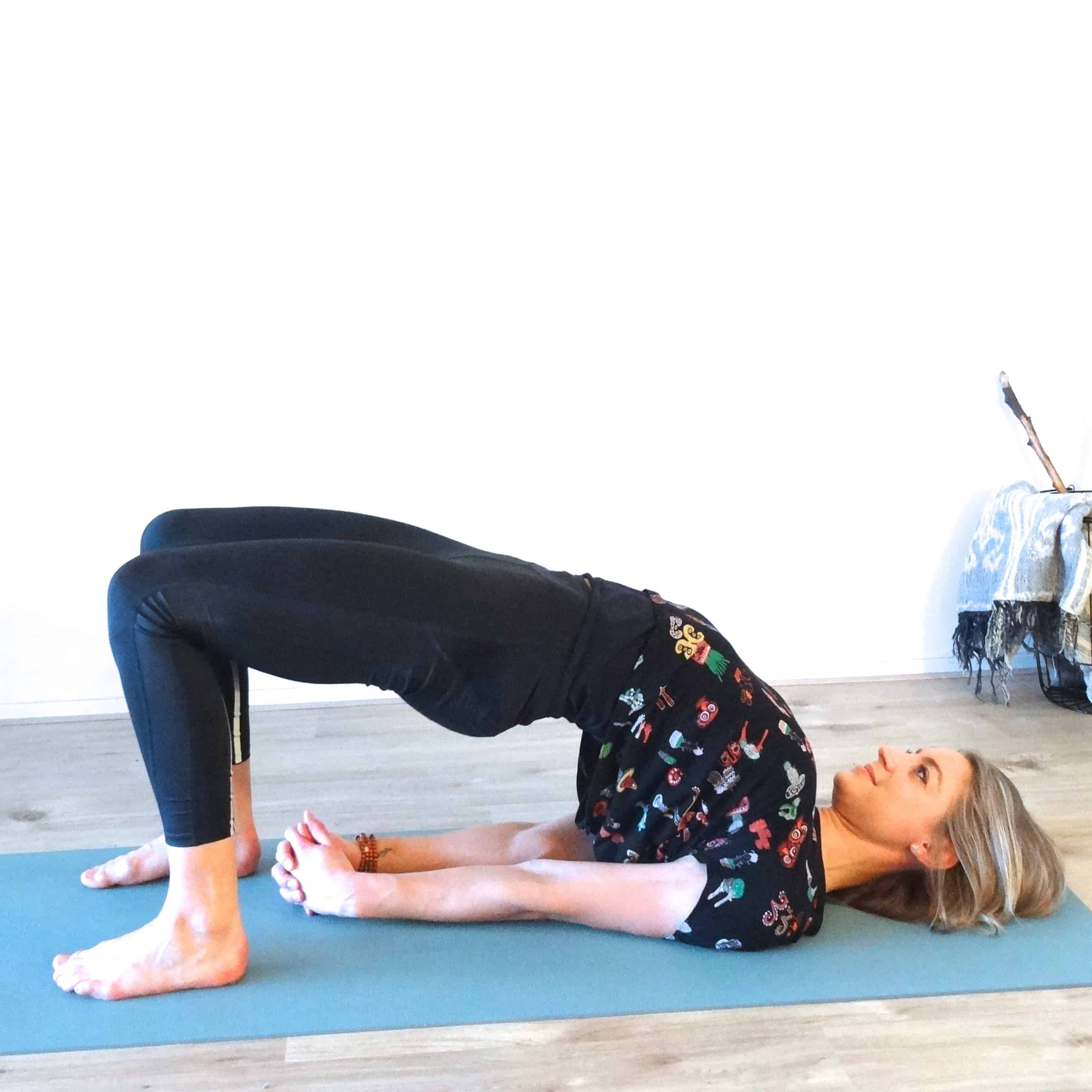 Setu Bandha Sarvangasana – Bridge Pose . Foto: Jessica Veth