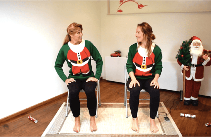 Project Kerstyoga. Foto The Yoga Nomad