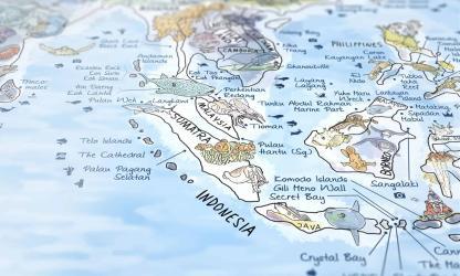 The Yoga Map. Foto Awesome Maps