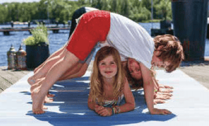 Kinderyoga. Foto Dolfijn Welness
