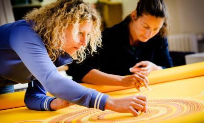 Iepke Seebregts en Saskia Hoek van Gekleurd Naakt