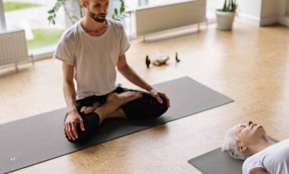 Yoga met een therapeut